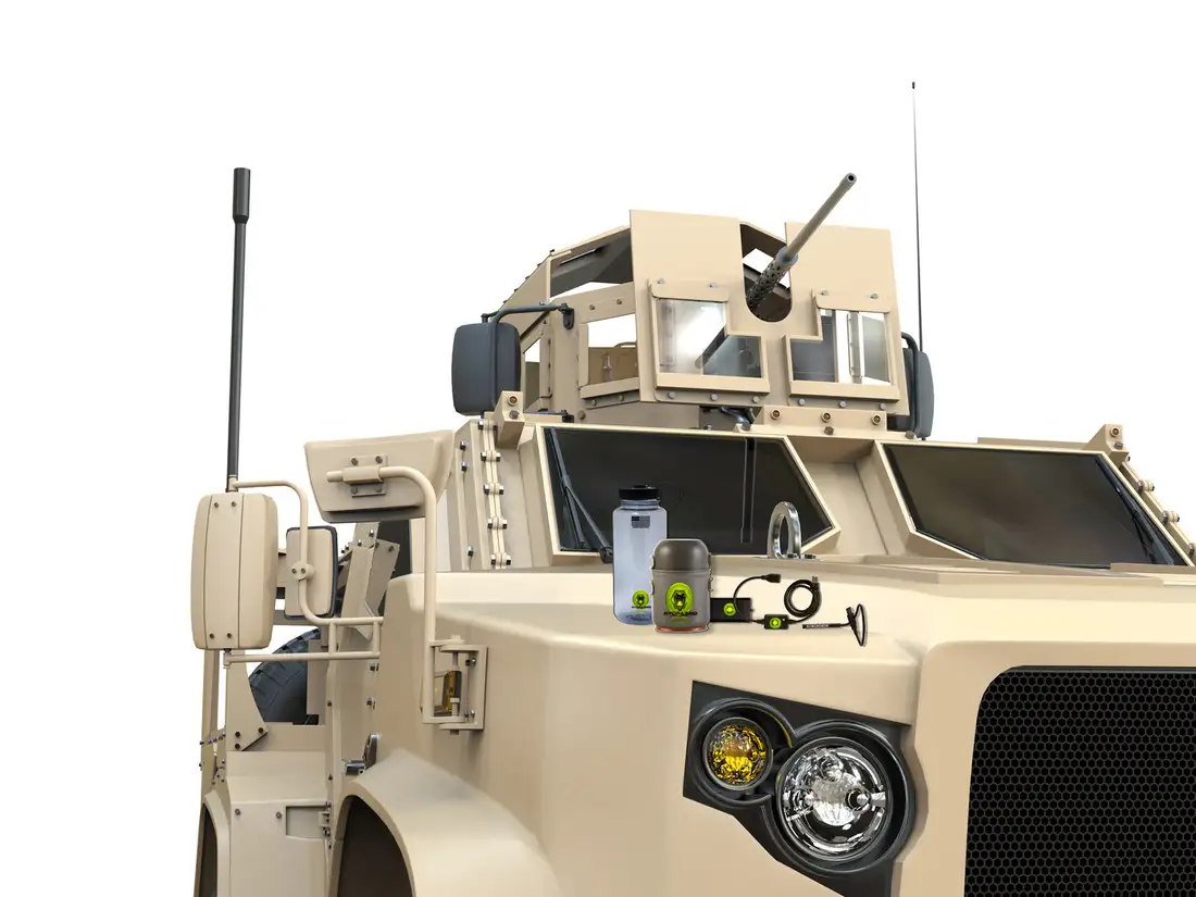 HydraGrid on a field vehicle