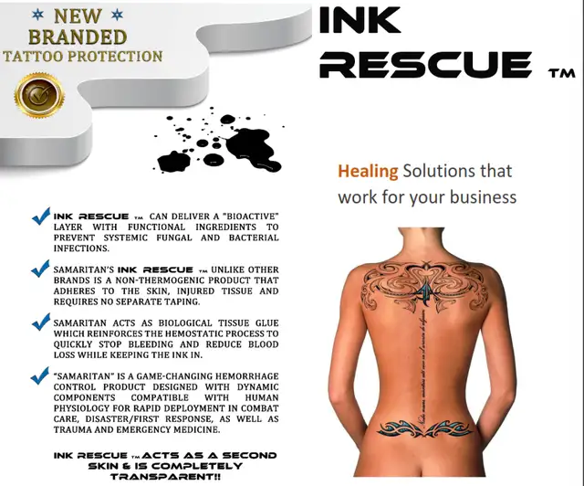 Ink Rescue tattoo protection